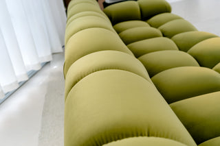 Maven Chaise Lounge Olive Patina bank