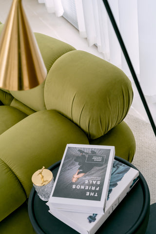 Maven Chaise Lounge Olive Patina bank