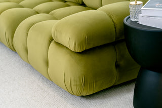 Maven Chaise Lounge Olive Patina bank