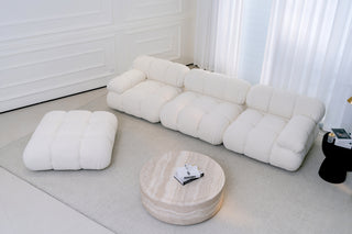 Maven Chaise Lounge Pearl White bank