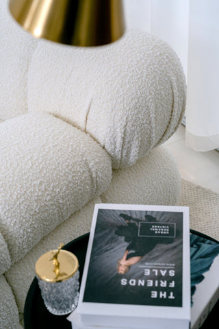 Maven Chaise Lounge Pearl White bank