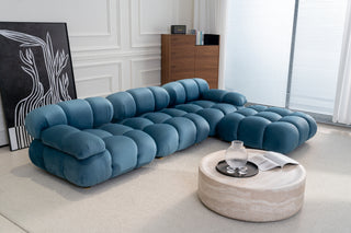 Maven Chaise Lounge Jeans Blue bank