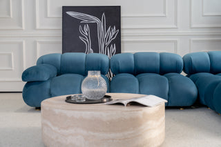 Maven Chaise Lounge Jeans Blue bank