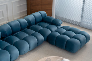 Maven Chaise Lounge Jeans Blue bank