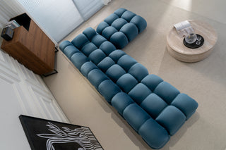 Maven Chaise Lounge Jeans Blue bank