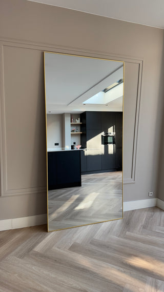 AURA Loft Mirror | 200cm x 100cm goud