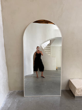 Beige LIMIT EDITION Moon Loft mirror | 200cm x 100cm  Ivory